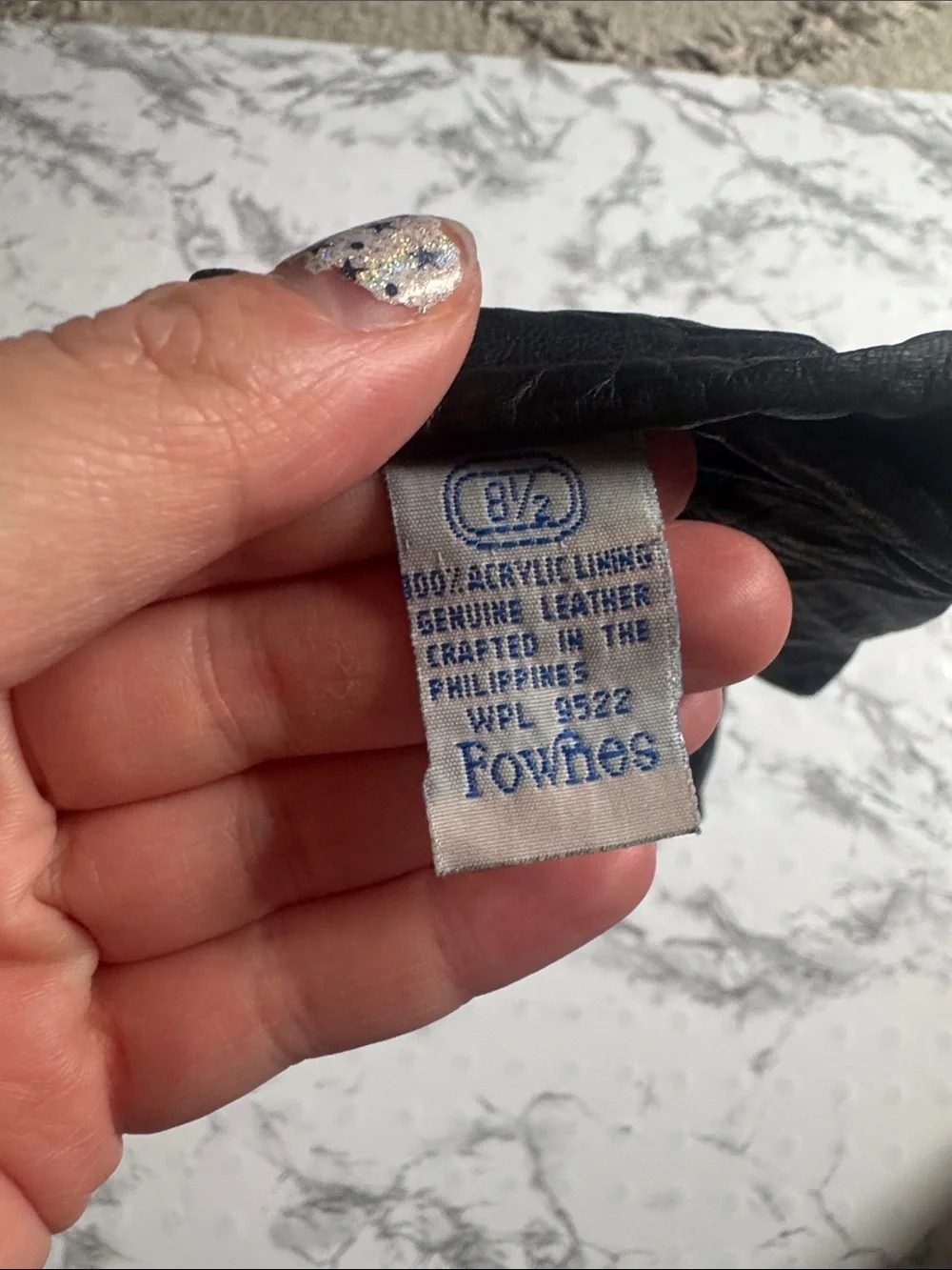 Fownes leather gloves